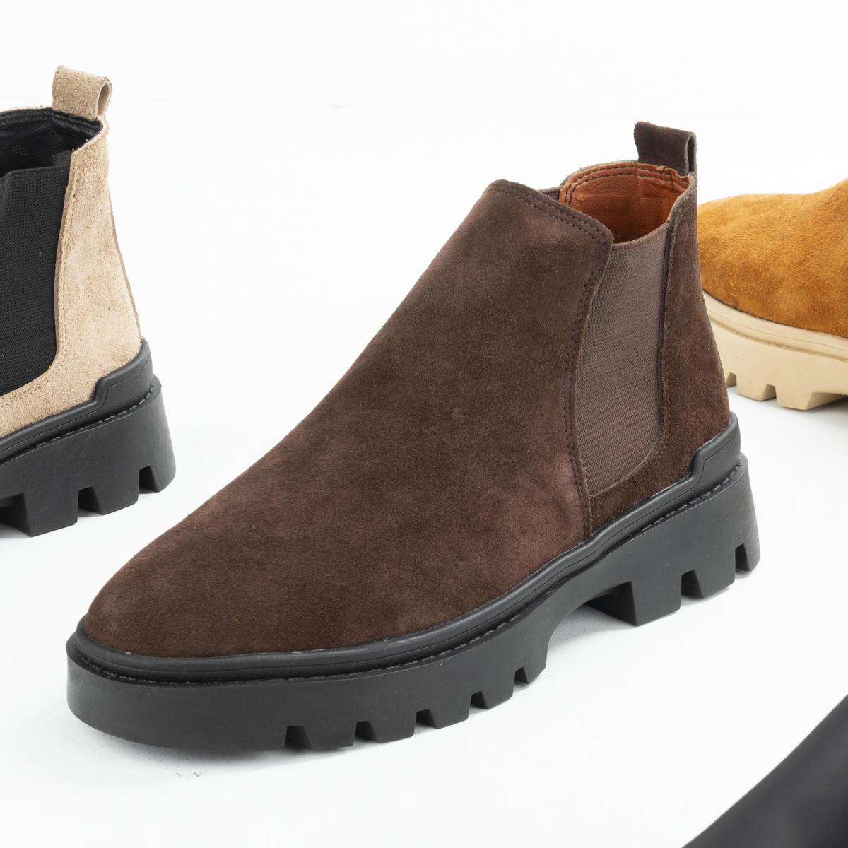 Suede Shoes - Half Boot