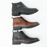 Thumbnail for Chamois Suede Half Boots - H5