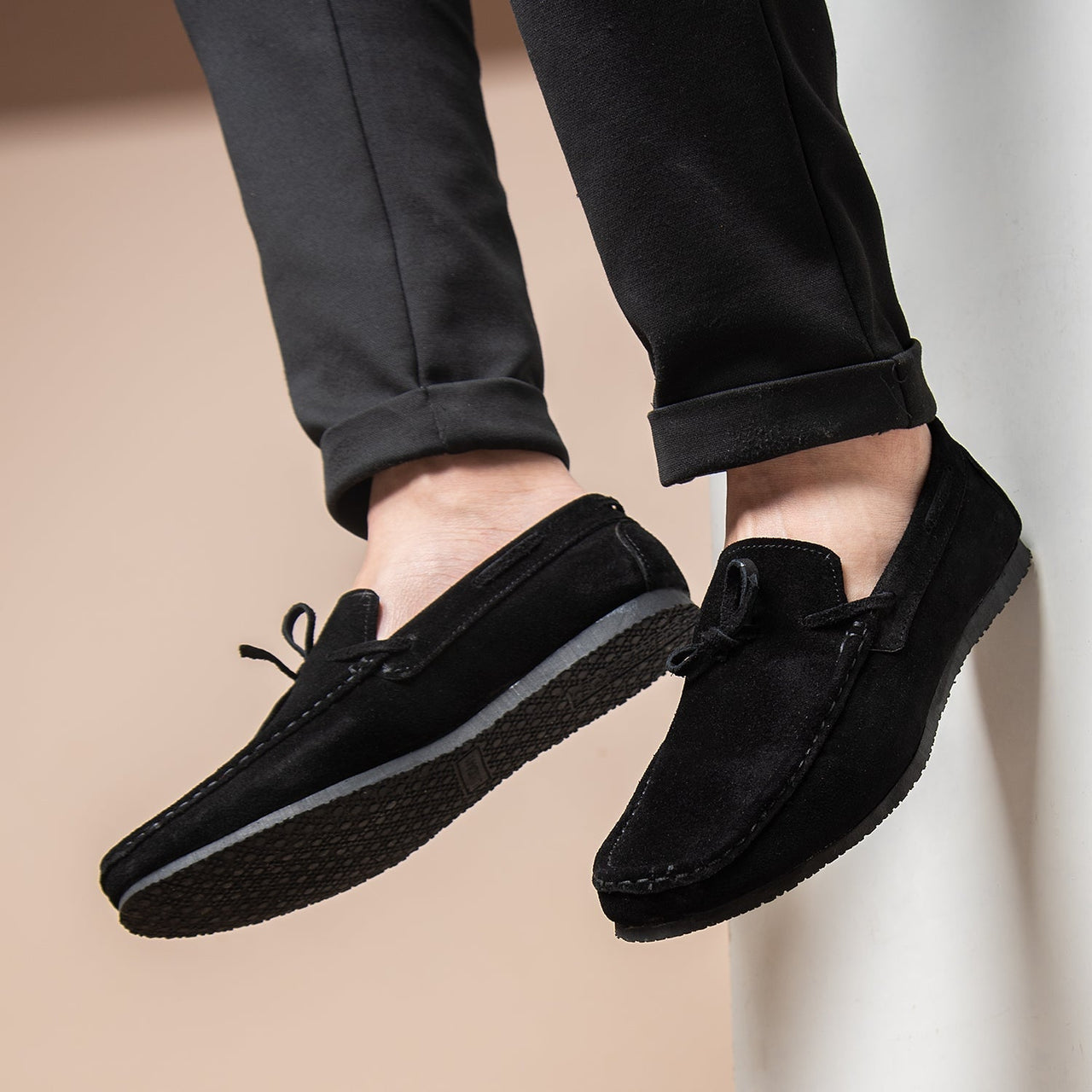 Chamois Suede Boots Loafer