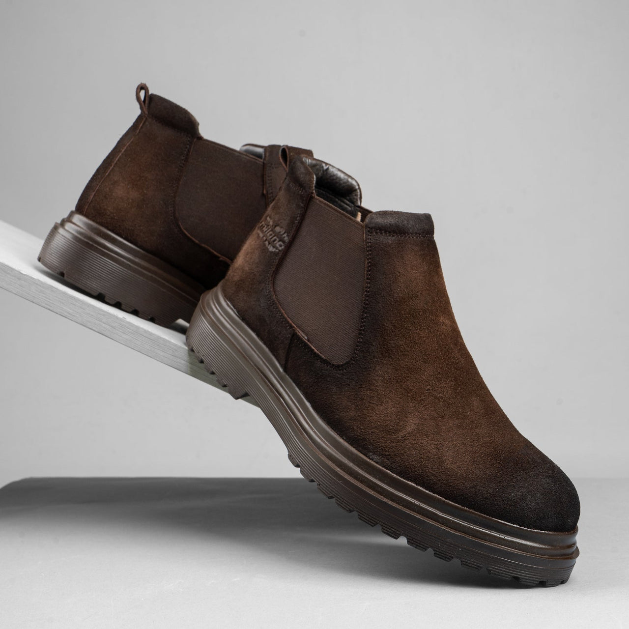 Chamois Suede Half Boots