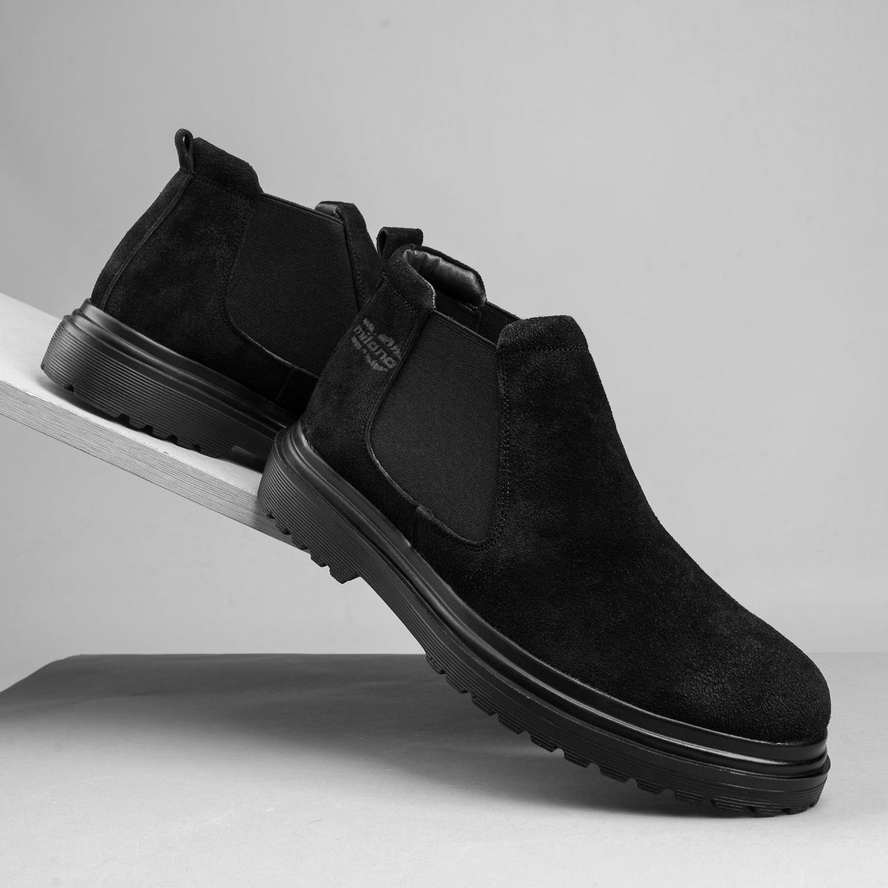 Chamois Suede Half Boots