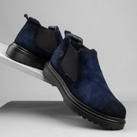 Thumbnail for Chamois Suede Half Boots