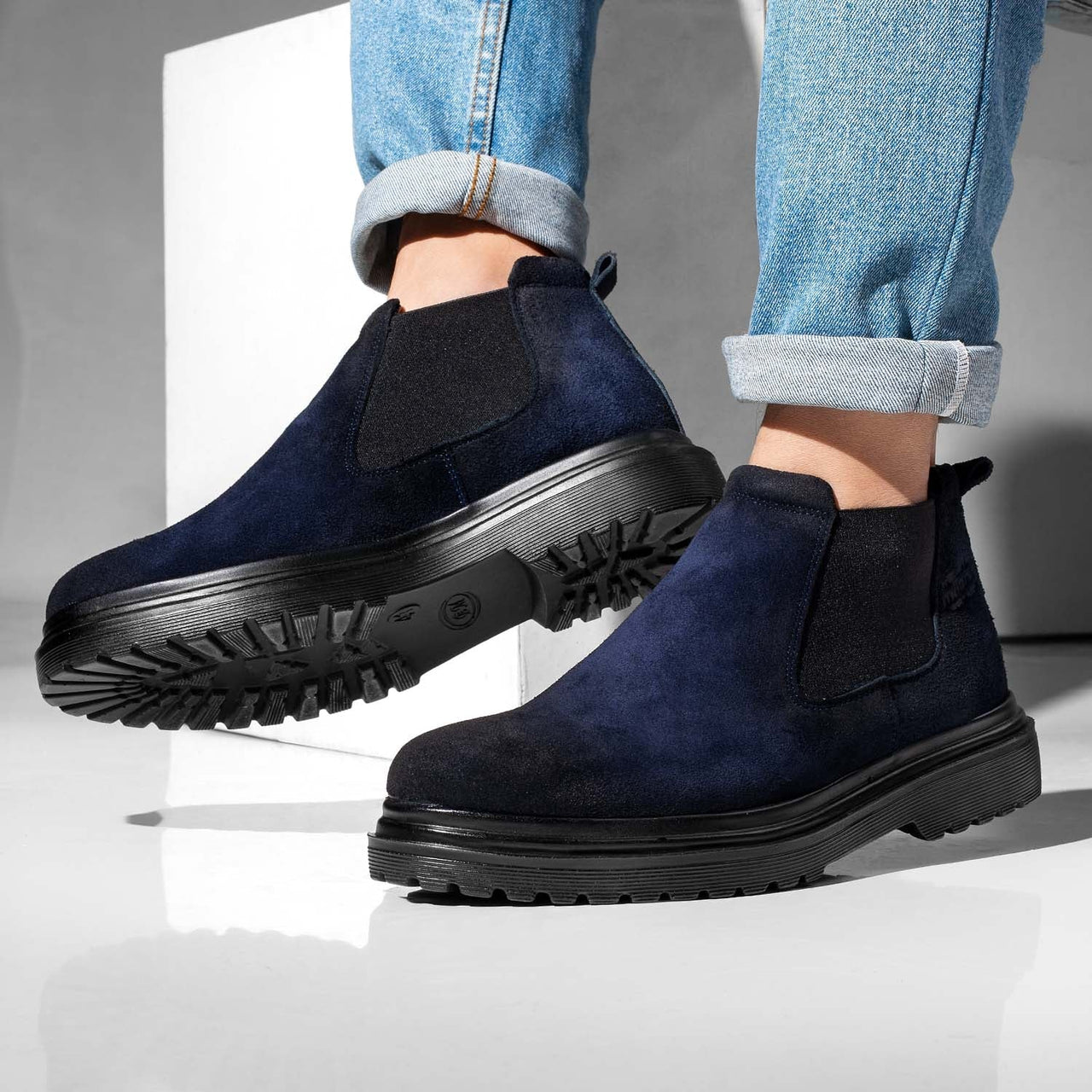 Chamois Suede Half Boots