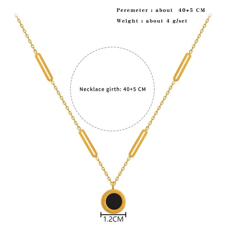 FO25 Dual-Face Roman Necklace