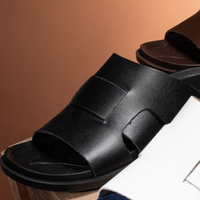 Thumbnail for Striped Footbed Slipper For Men