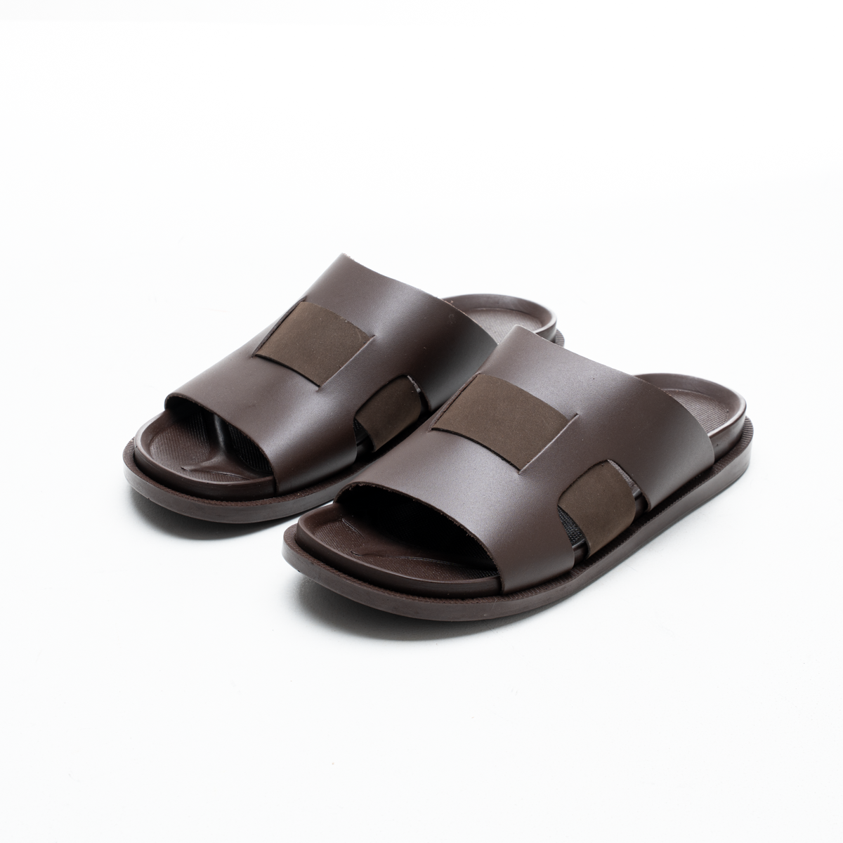 Striped Footbed Slipper For Men