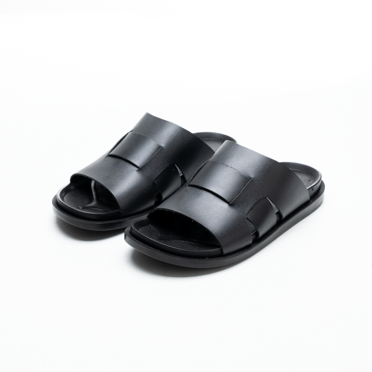 Striped Footbed Slipper For Men