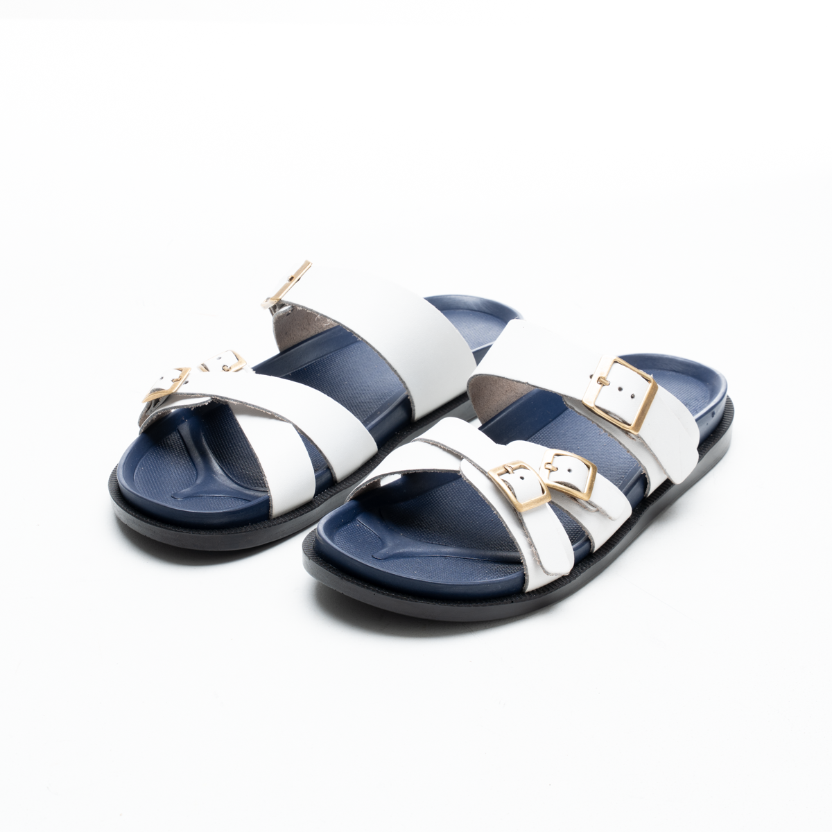 Three Metal Ornaments Slipper For Men