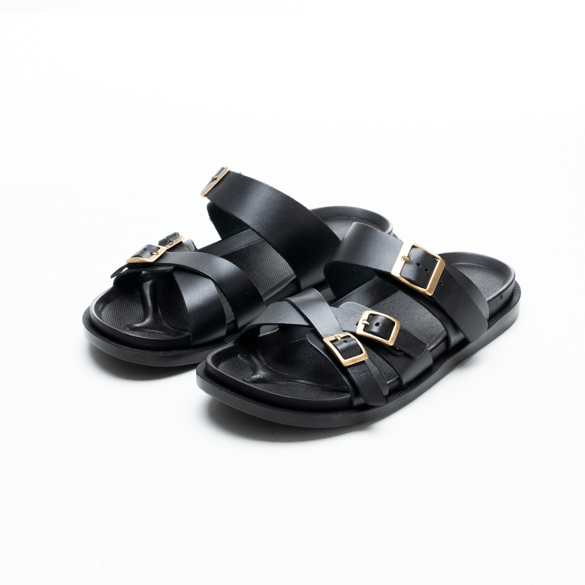Three Metal Ornaments Slipper For Men