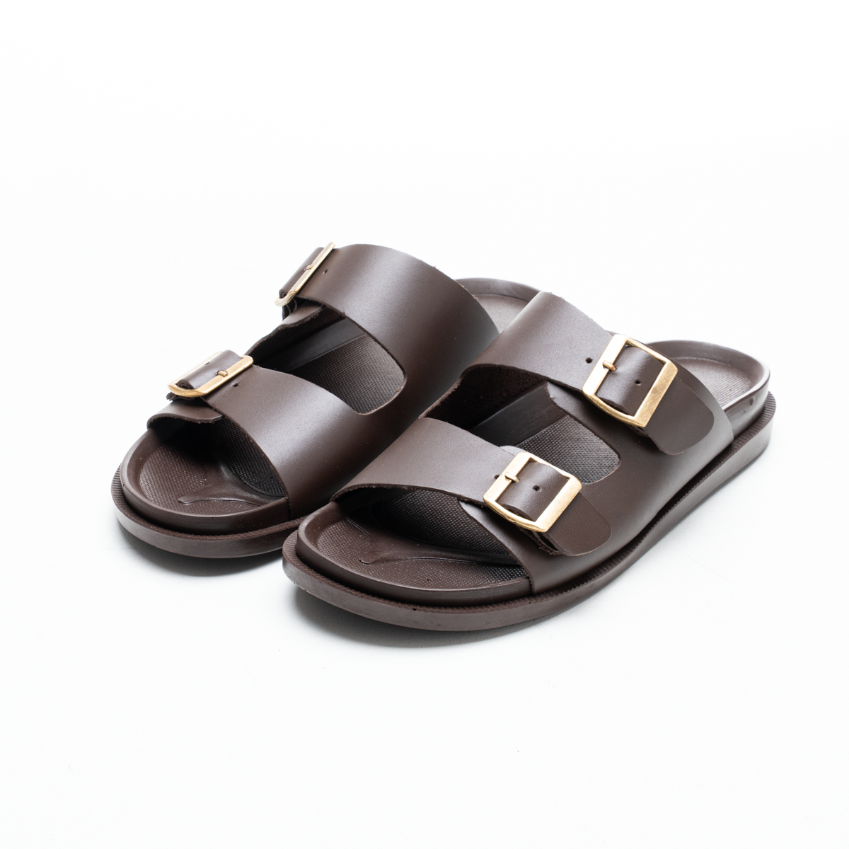 Metal Charm Duo Slipper For Men