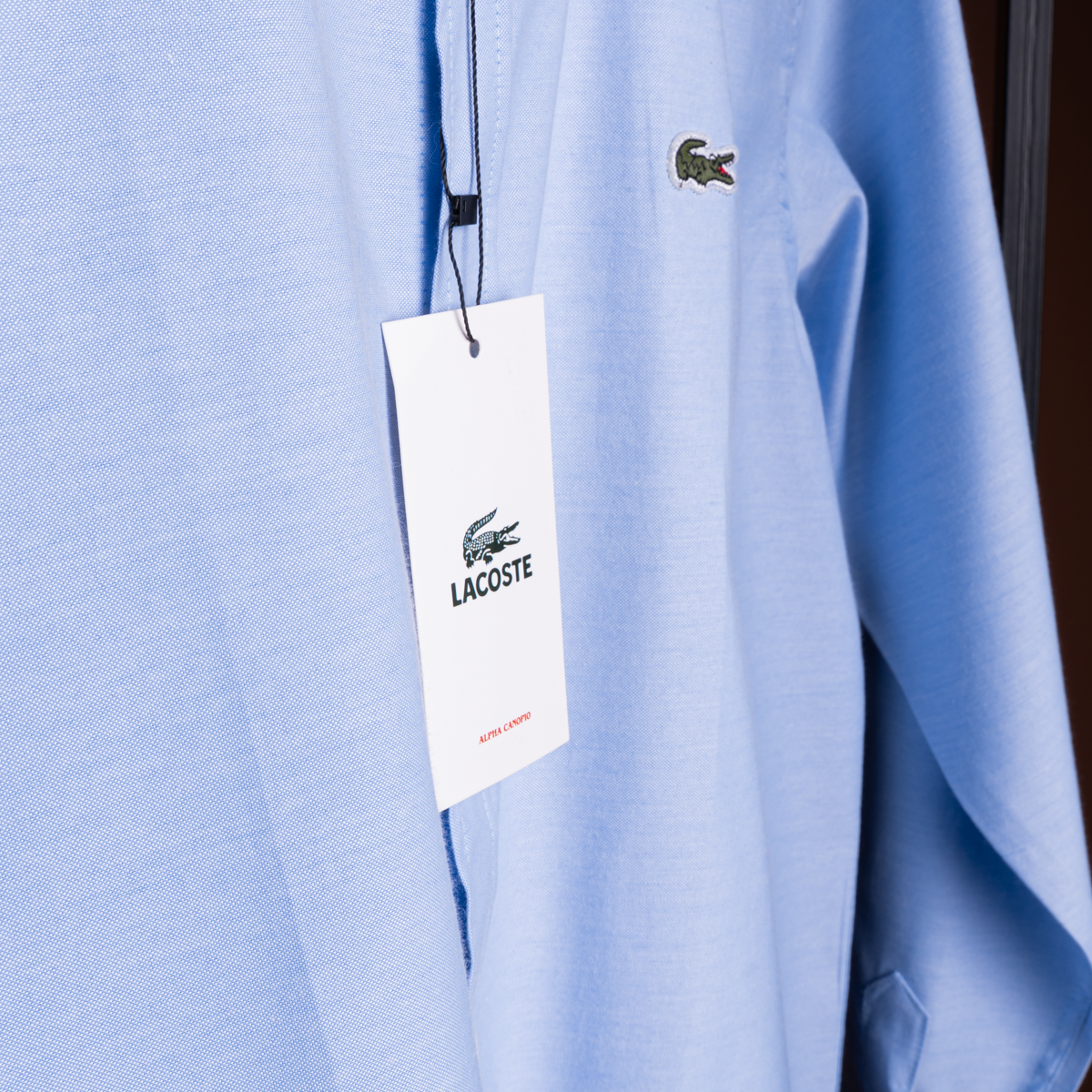 Lacoste Oxford Cotton Shirt – Mirror Original