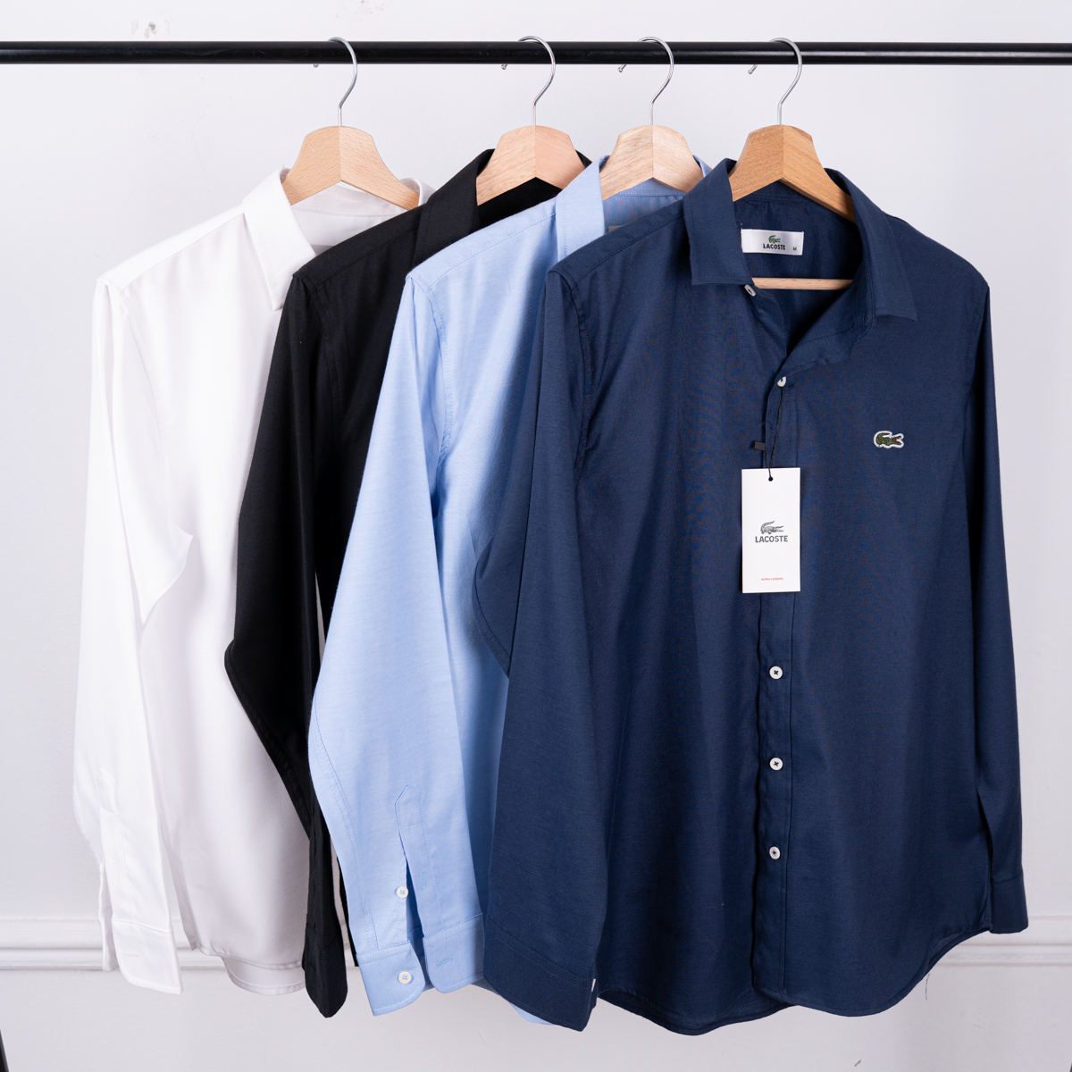 Lacoste Oxford Cotton Shirt – Mirror Original