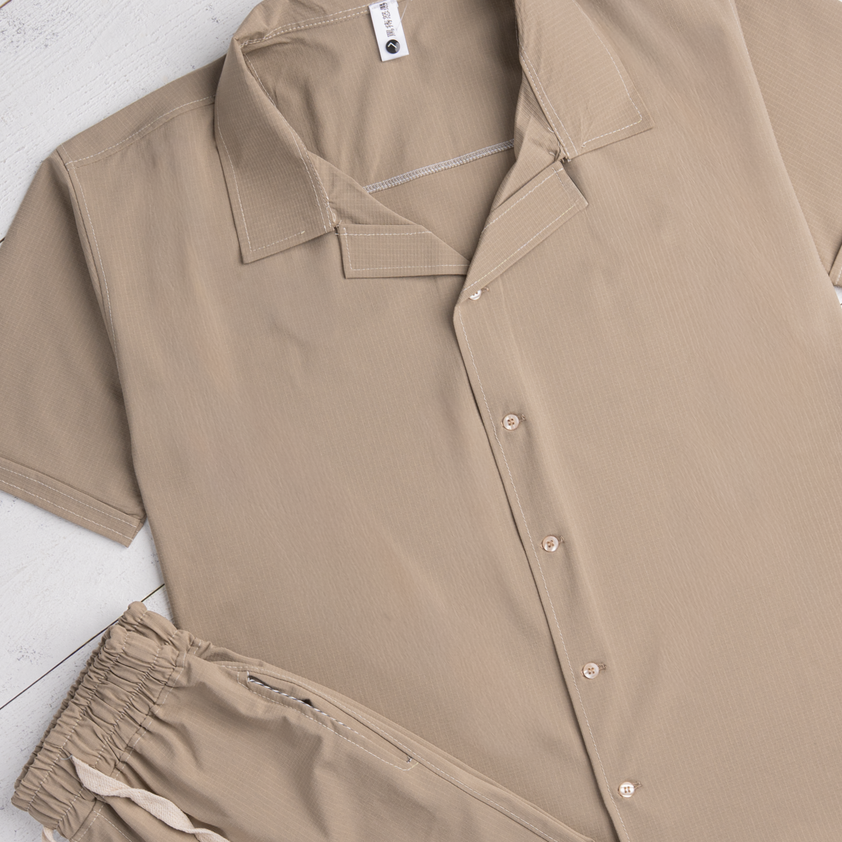 Soft Bubble Shirt & Shorts Set