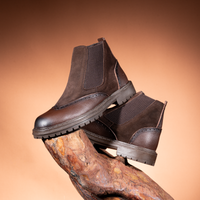 Thumbnail for Men’s Suede Leather Half Boot