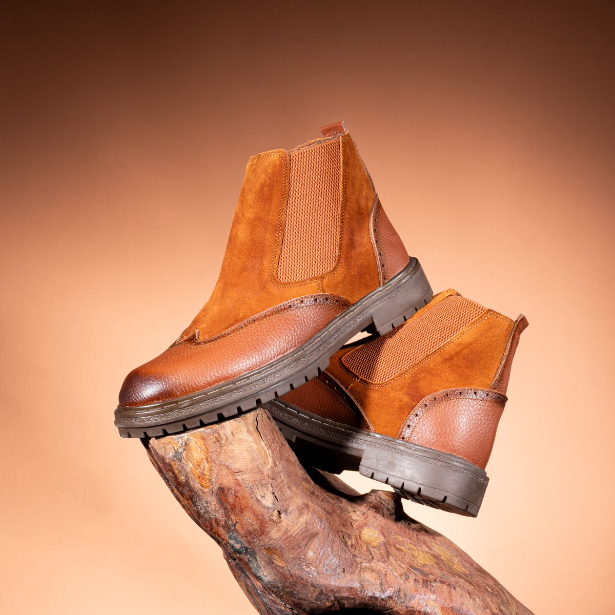 Men’s Suede Leather Half Boot