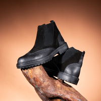 Thumbnail for Men’s Suede Leather Half Boot