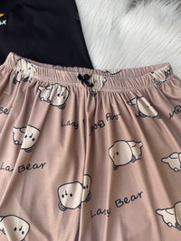 Thumbnail for Women’s Hot Shorts & Tank Top Set Lazy Bear Model