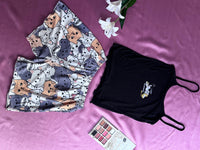 Thumbnail for I Hate Mornings Hot Shorts & Cut Set