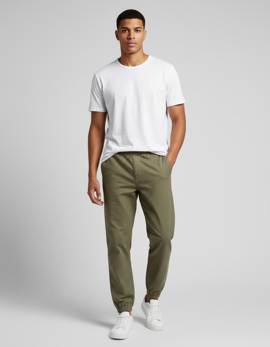 BERSHKA Gabardine Pants